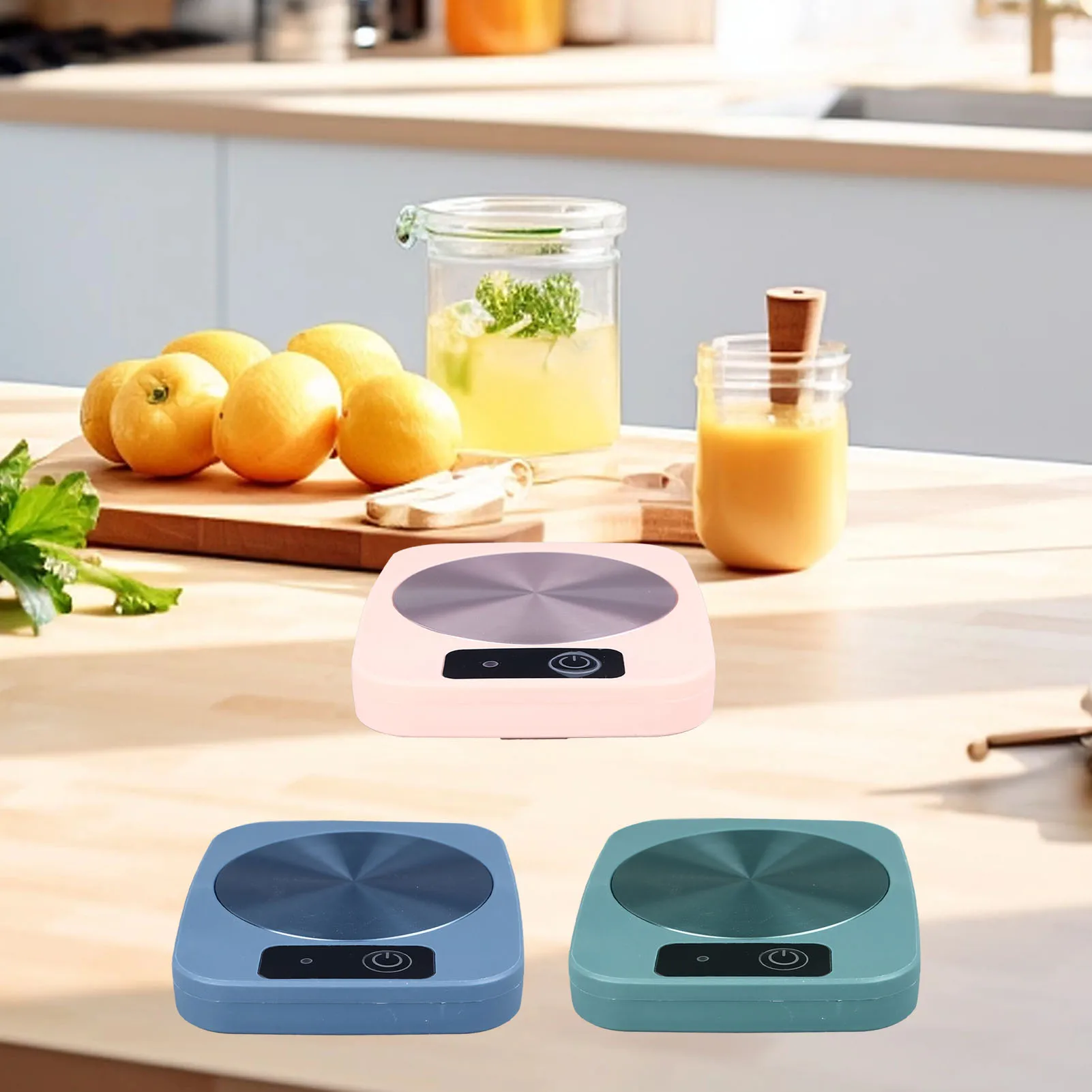 Electric Mug Warmer Smart Cup Warmer 55℃ Constant Temperature Thermostat Coaster for Coffee Tea