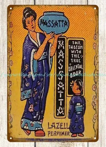 LAZELL'S MASSATTA LAZELL PERFUMER metal tin sign buy decoration online