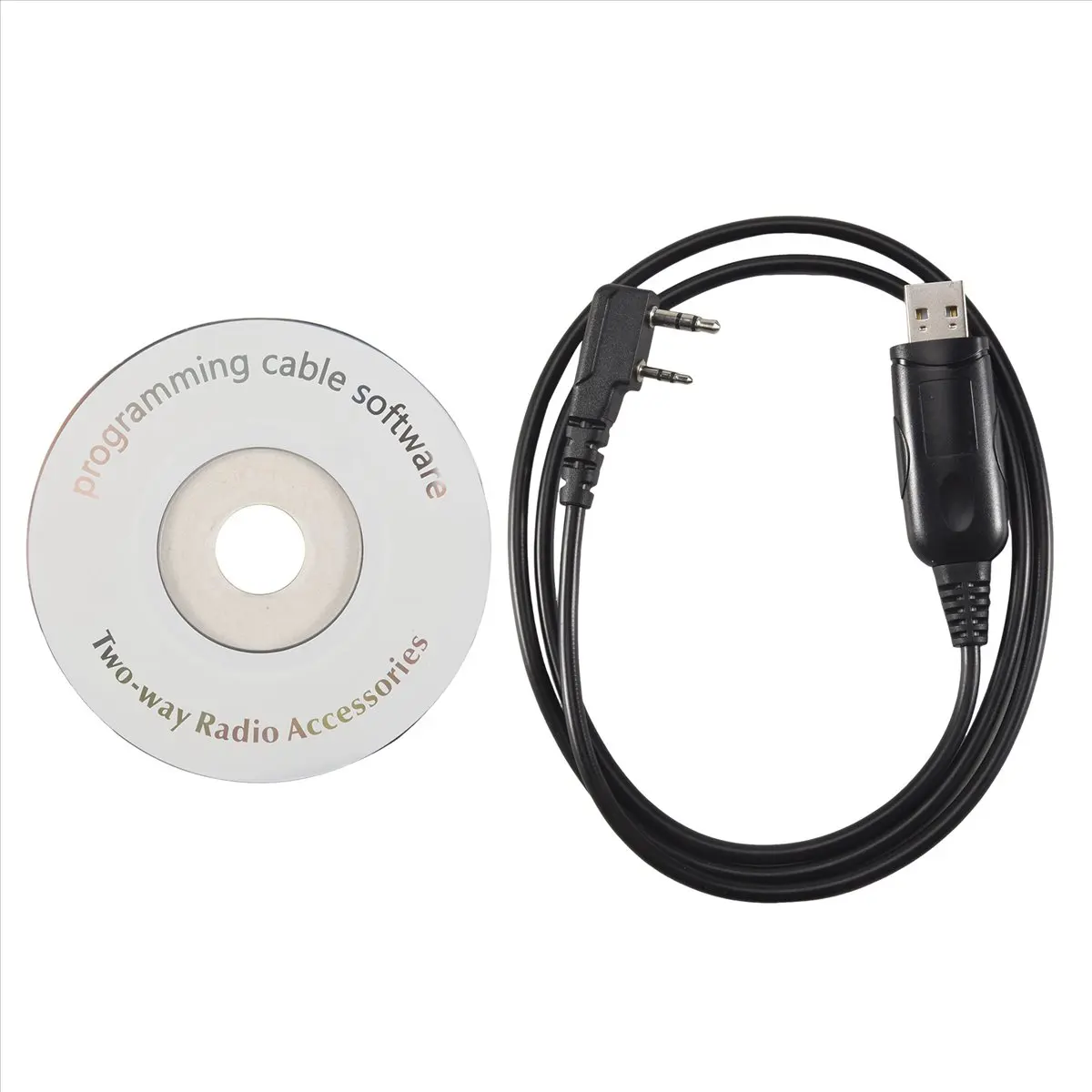 A64I USB-programmeerkabel voor UV-5R 888S voor radio Walkie Talkie-accessoires met cd-drive