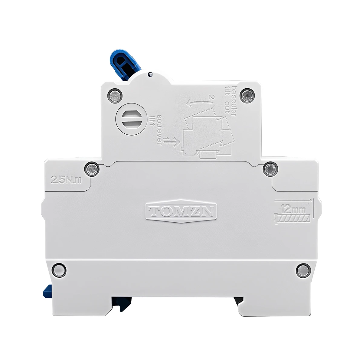 TOMZN 4P AC MCB TOB1-63H C type 230/400V~ 50/60Hz Mini Circuit Breaker 3A 6A 10A 16A 20A 25A 32A 40A 50A 63A