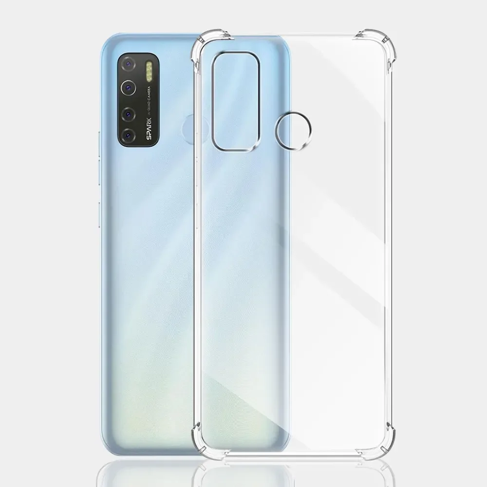 For Tecno Spark 5 Case Silicone Soft Shockproof Transparent Cover For Tecno Spark 5 Pro Clear Case For Tecno Spark 5 Funda Coque