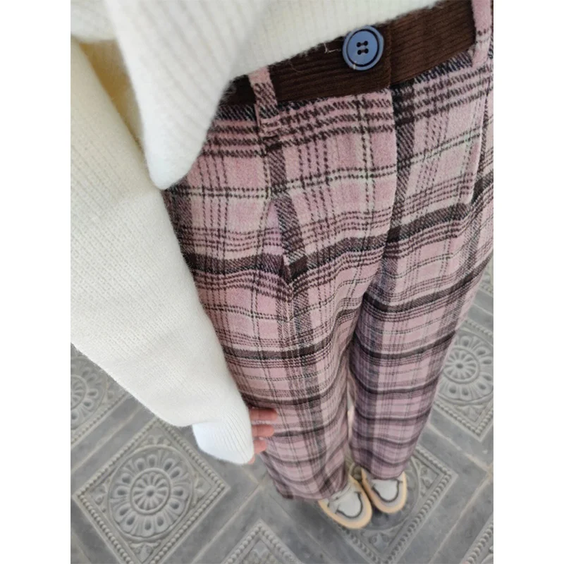 pantalon-decontracte-ample-a-carreaux-roses-pour-femme-taille-haute-coupe-droite-fluide-tendance-jambe-large-polyvalent-confortable-hiver