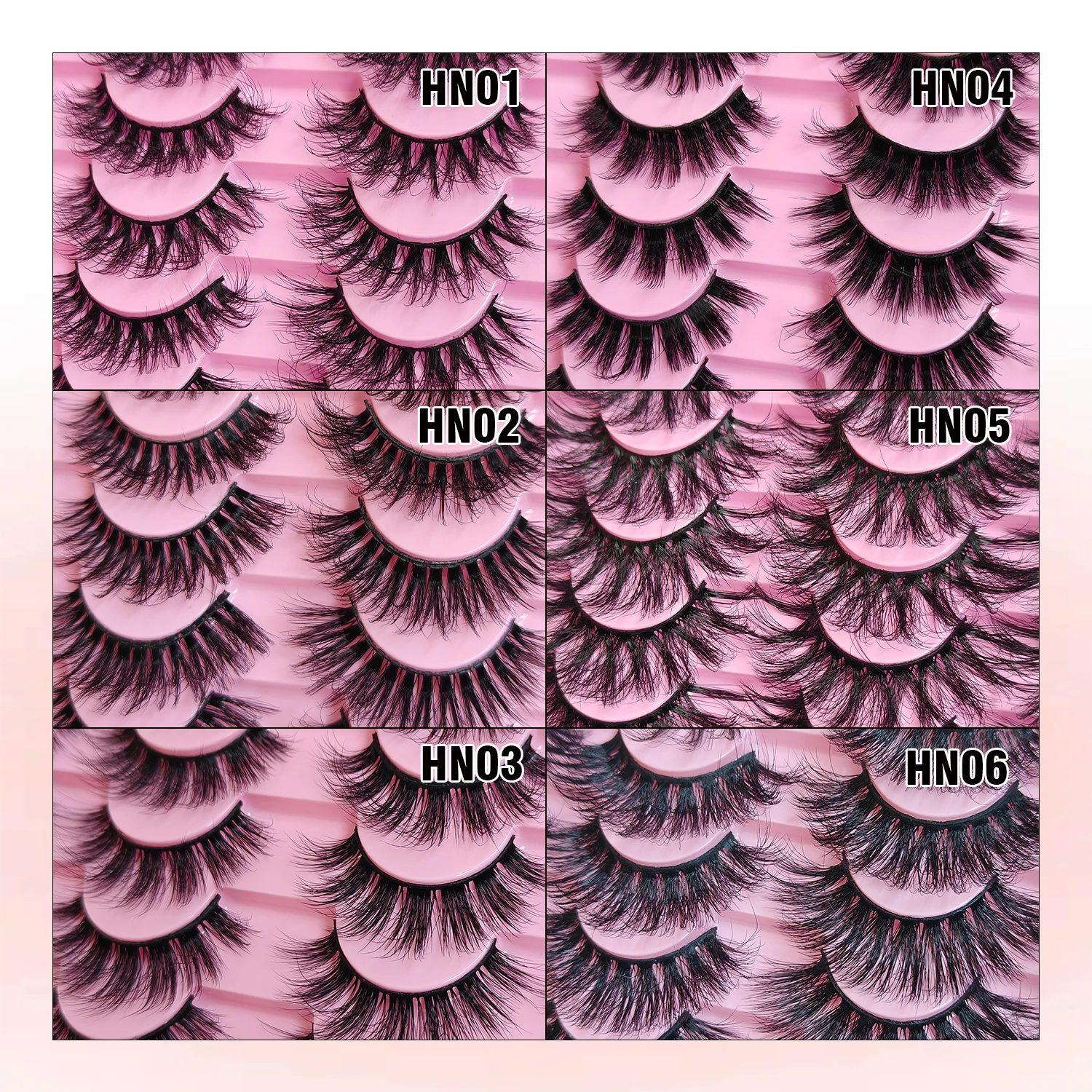 サックビス ラッシュ ミックススタイル 20ペア 3D 6D 8D ミンクまつげ ナチュラルまつげ ソフトクロス ウィスピーつけまつげ まつげストリップ