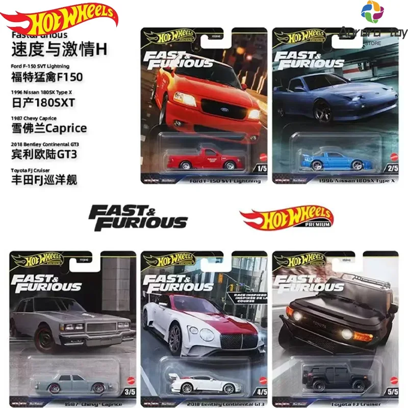 In Stock Hot Wheels Car Model Fast & Furious Series Car Model Hw Alloy Machine Car Culture Model Room Ornament Boy Birthday Gift