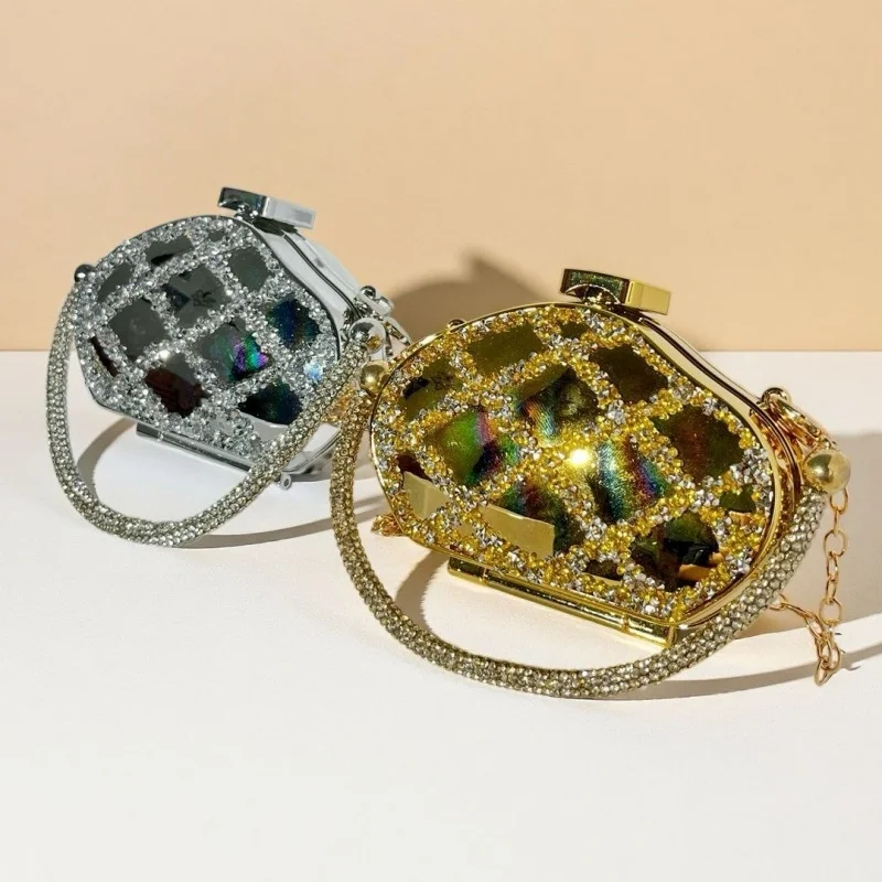 

Luxury Personalized Mini Clutch Bag for Women Acrylic Chain Crossbody Small Square Shoulder Bag Coin Purse for Party Wedding