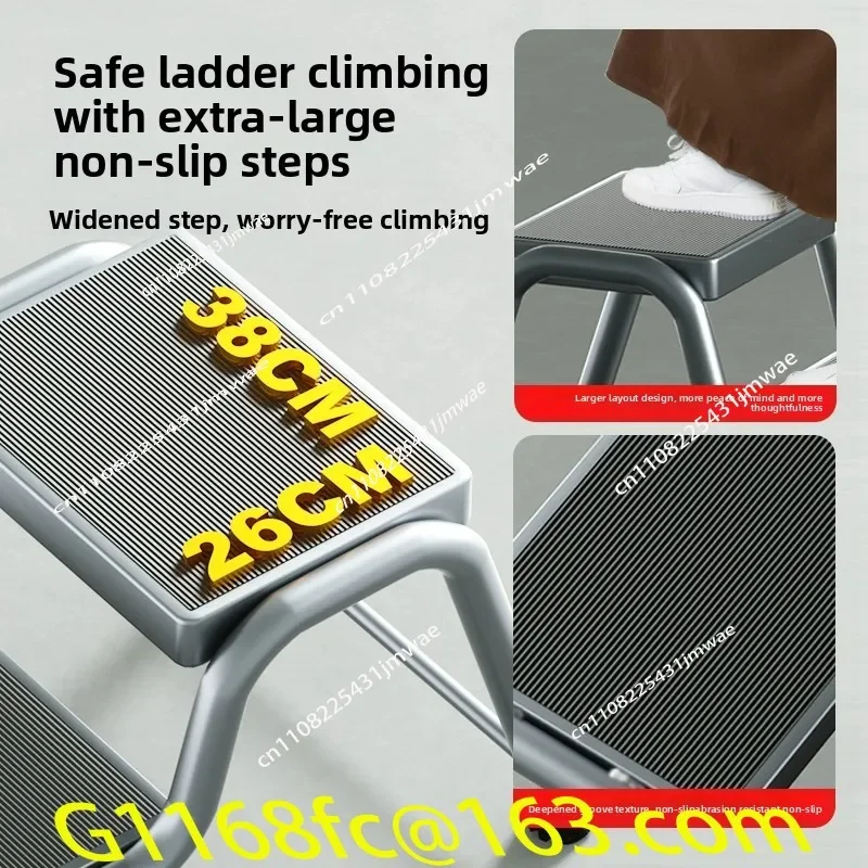 High Quality Home Ladder, RV Climbing  Widening and Thickening Pedal Home Step  Bathroom, Pet powder