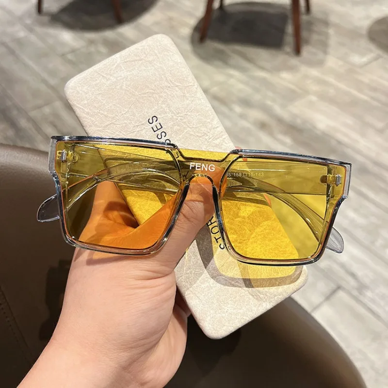 Fashion Sunglasses for Women Oversize Sun Glasses Gradient Plastic Vintage Brand Designer Female Sun Glasses Uv400 Eyewear