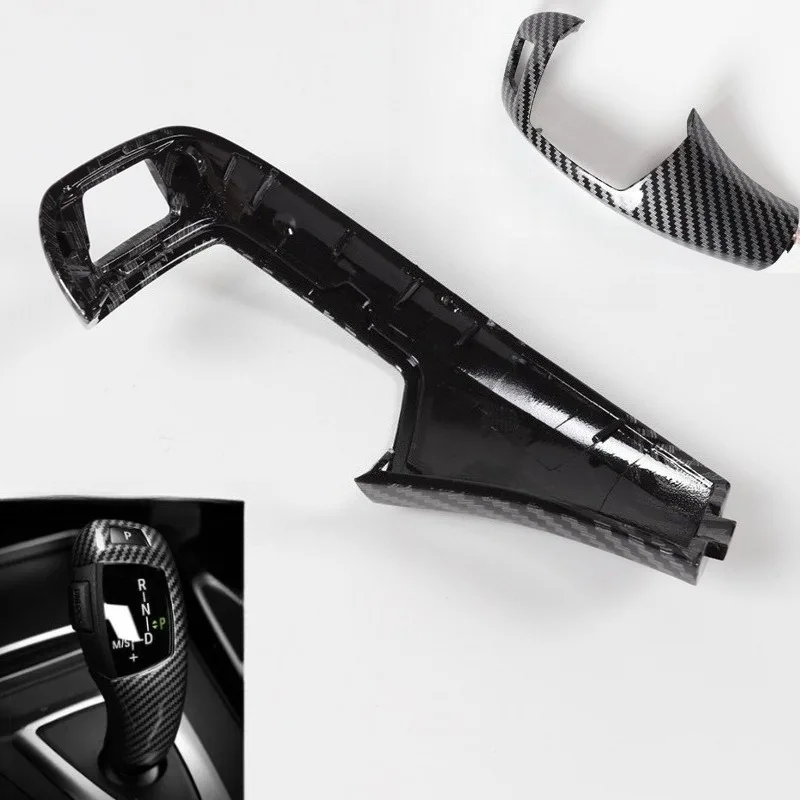 

Для BMW E70 E71 2008-2014 LHD RHD автоматический рычаг переключения передач, сменная крышка, автомобильный аксессуар из углеродного волокна, хит продаж