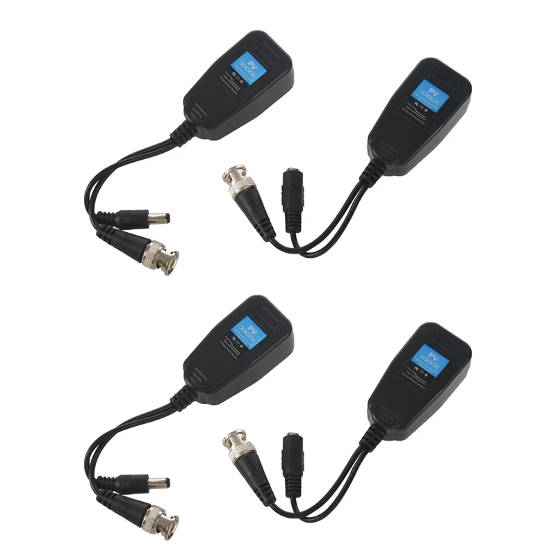 

ABGZ-HD-CVI/TVI/AHD пассивный видеотрансмиттер с разъемом питания и RJ45 CAT5 2 пары