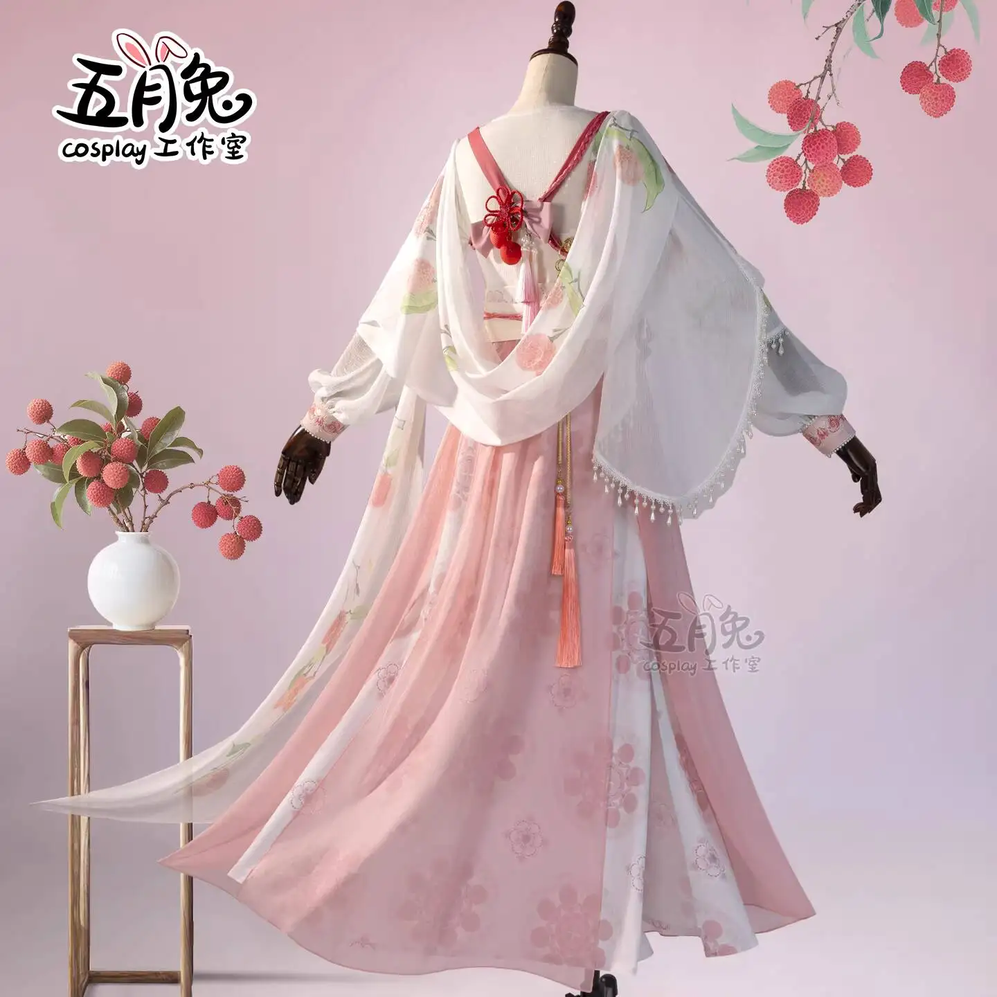 New WhereWindsMeet Fiesta Carnival Halloween Cosplay Lychee The South Wind Is Balmy Ancient Style Anime Game Women Clothing