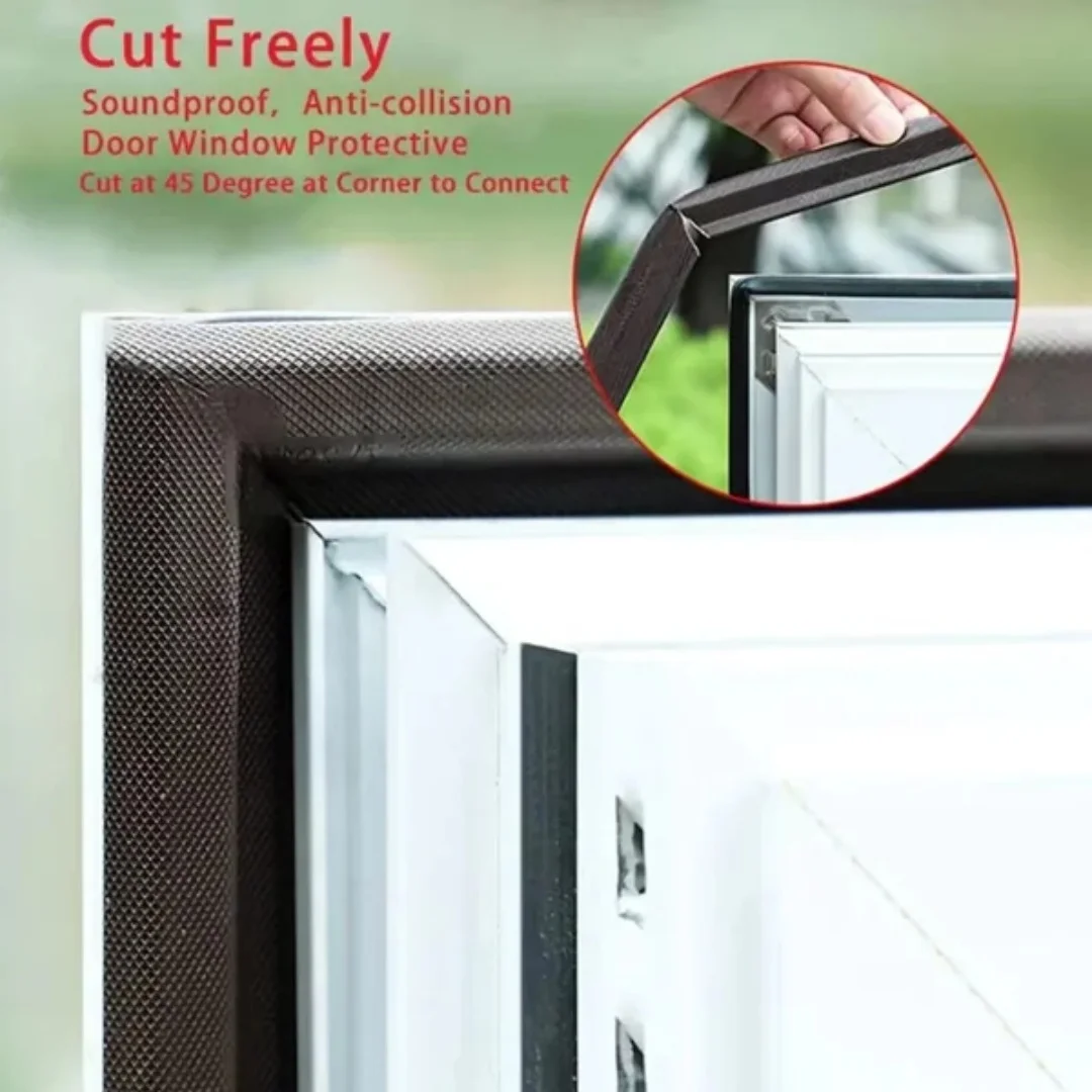 1 قطعة 1 متر/39.37in البلاستيك الصلب بابية ويندوز ختم الشريط عازلة للصوت رغوة الختم S نوع الطقس تجريد مشروع سدادة باب البحر #5