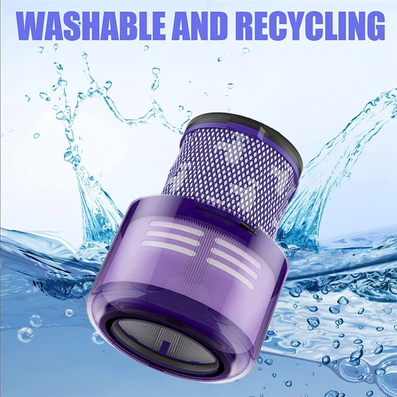 

HEPA Filter for Dysons V10 Digital Silm / SV18 Cordless Vacuum Cleaner Replacement Accessories Washable Filter jasmine