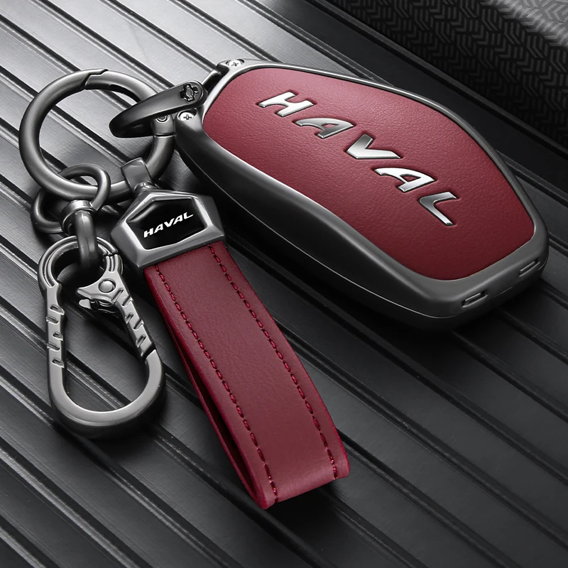 Key Fob Protector For Haval H6 H9 V7 Raptor Dargo M6 F7 H7 Zinc Alloy Car Key Cover Full Protection Anti Scratch Car Accessories