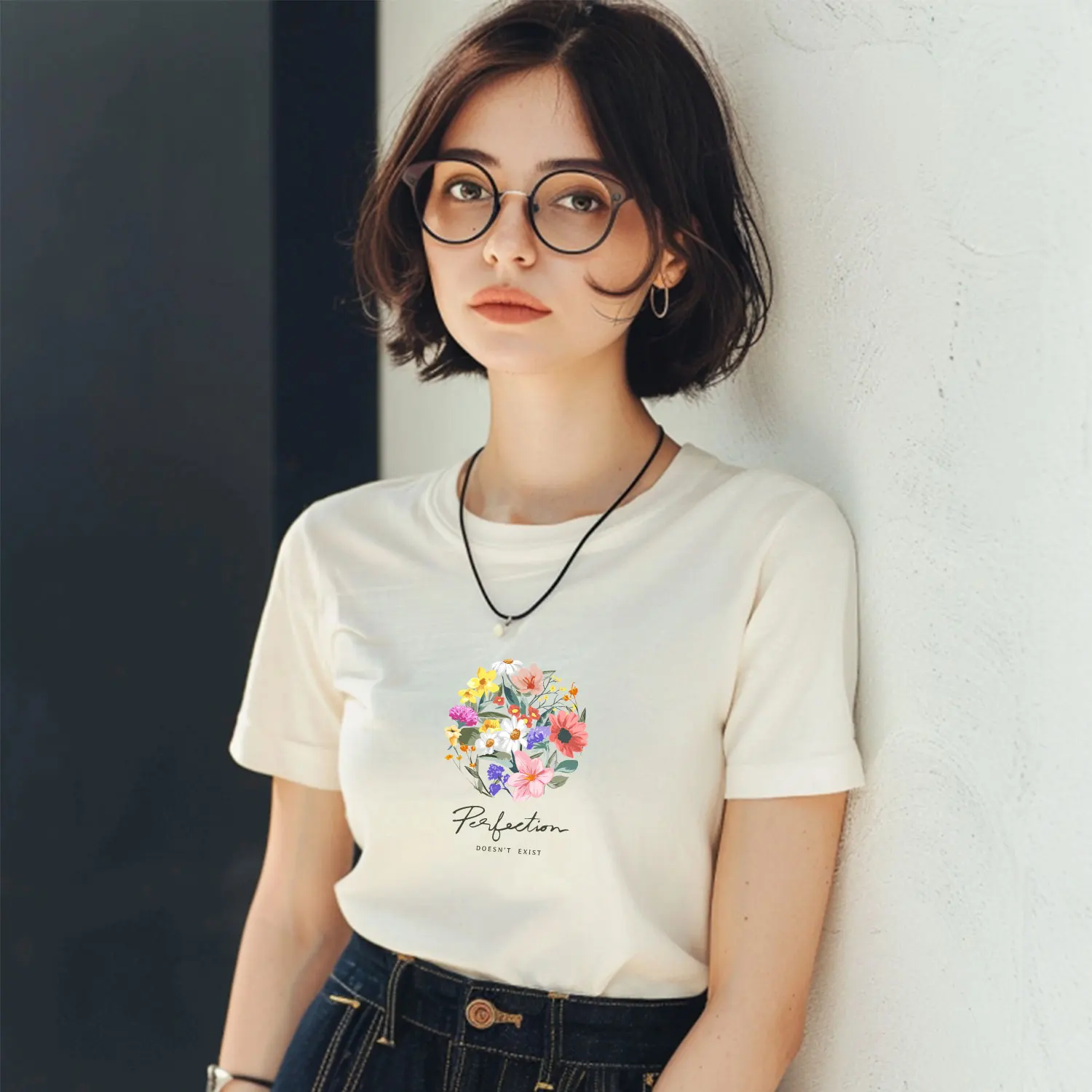 زهرة جميلة فراشة نقل ذاتية اللصق ، نص ملهمة ، الحديد على التحويلات ، اللزوجة القوية ، الديكور ديي