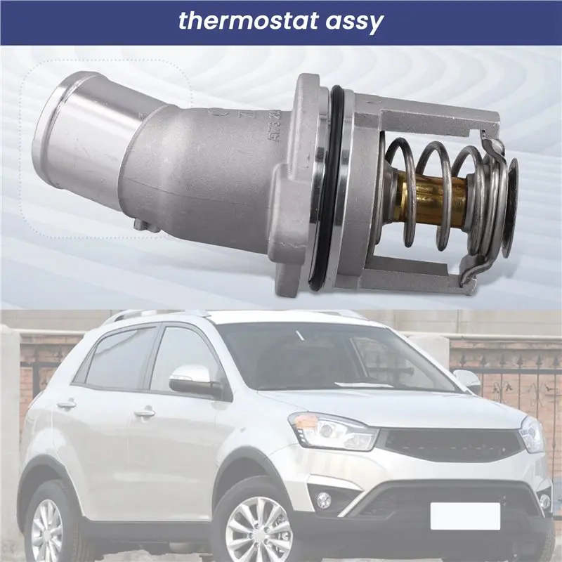 Reliable-5X 1732030175 New Thermostat Assy For SSANGYONG TIVOLI X100 2015-ONW 1.6L PETROL