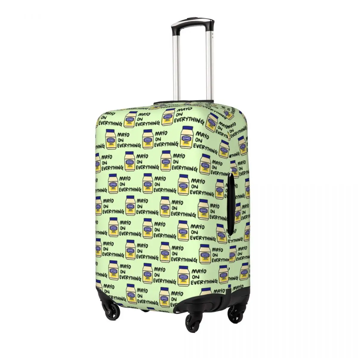 

Mayo (Mayonnaise) On Everything Suitcase Cover Protection Elastic Travel Luggage Protector Covers for 18-32 Inch