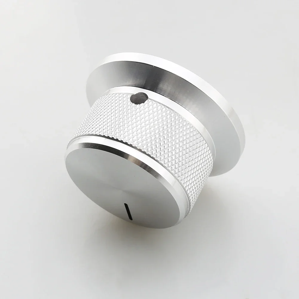 Новый алюминиевый 44*25 мм, крышка ручки управления потенциометром, аудиоусилитель, электронный инструмент, крышка поворотной ручки с круглым валом, отверстие 6 мм