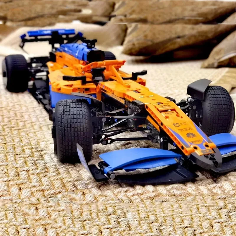 1431 قطعة من التكنولوجيا ماكلارين F1 فورمولا وان سوبركار سباق اللبنات ألعاب مكعبات عيد ميلاد الأطفال المسيح