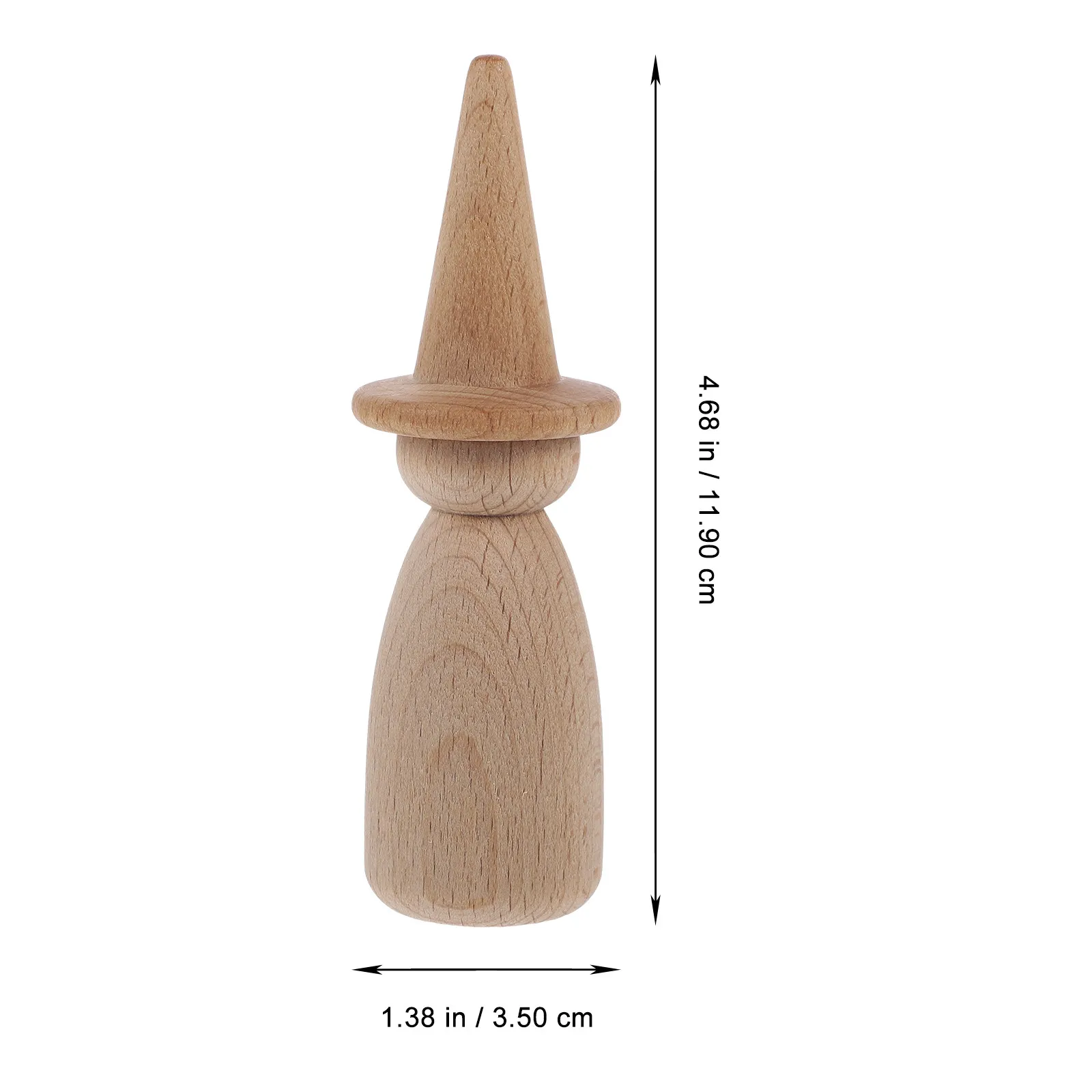 Wooden Peg People Blank Unfinished DIY Painting Crafts Sand Table Decoration Kids Art Supplies Creative Home Decor view 4