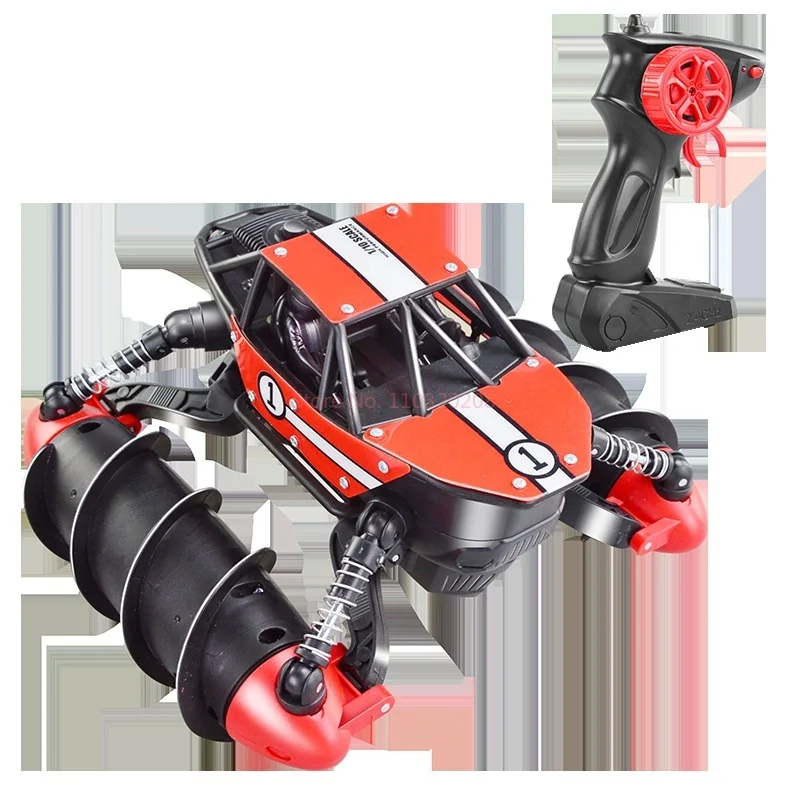 2025 New Remote-Controlled Amphibious Stunt Remote Control Vehicle Off-Road All Terrain Waterproof Rc Model Children'S Toy Gift