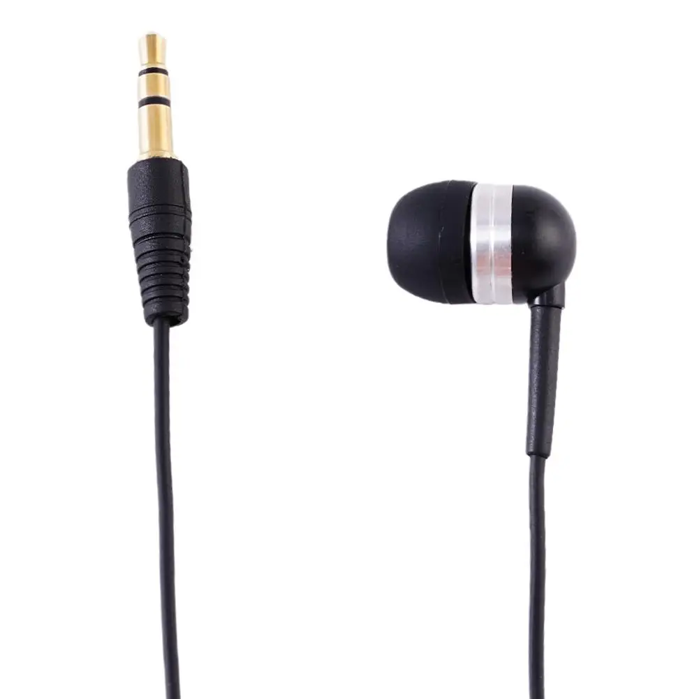 Stereo to Mono In-Ear Single Earbud Style Headset, 3.5mm Headphone Jack Single Side Earphone Low Cost Ear Buds for One Ear I6L3