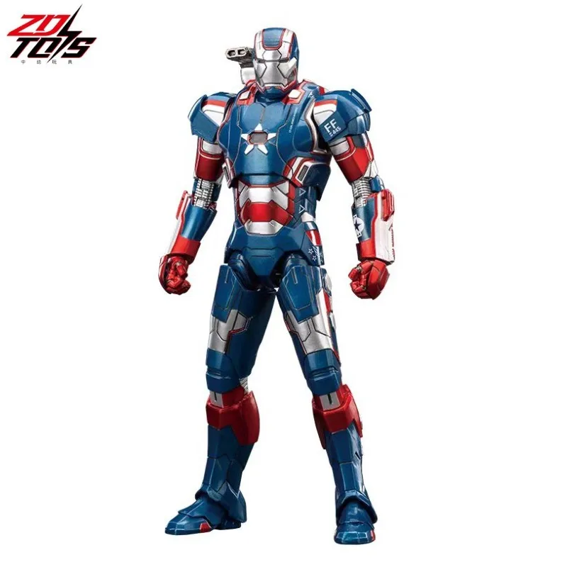

Оригинальные ZD Toys Marvel, оригинальная лицензия, военная машина 1,0, Железный Патриот, фигурка, игрушки, украшения, подарки