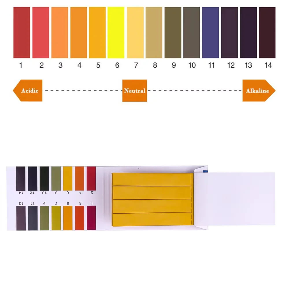 80 Strips/pack PH 1-14 Litmus Paper PH Tester Papers Universal Indicator Paper Test Replacement Accessories for Water Aquarium