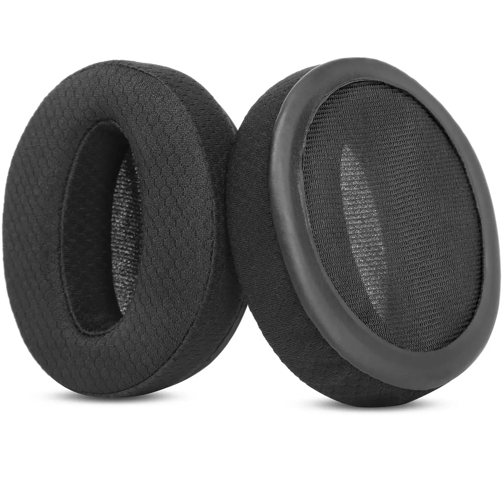 

Replacement Mesh Fabric / Protein Leather Memory Foam Earpads for Sennheiser HD 4.50BT, HD 4.50BTNC, HD 4.40BT Headphones ，
