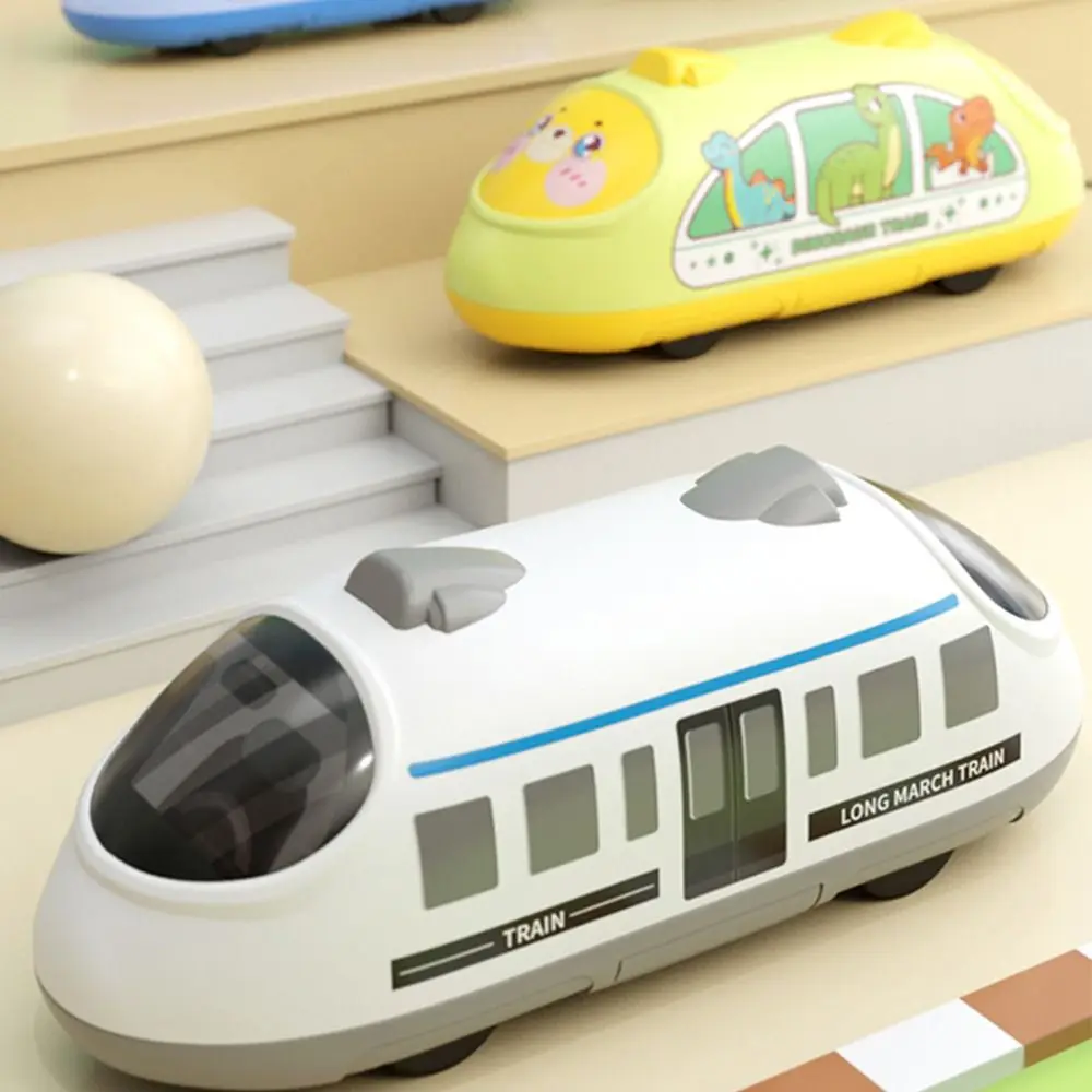 

Simulation High-Speed Railway Toy Model Cartoon Mini Car Vehicle Model Push and Go High Speed Rail Toys Kids Gift