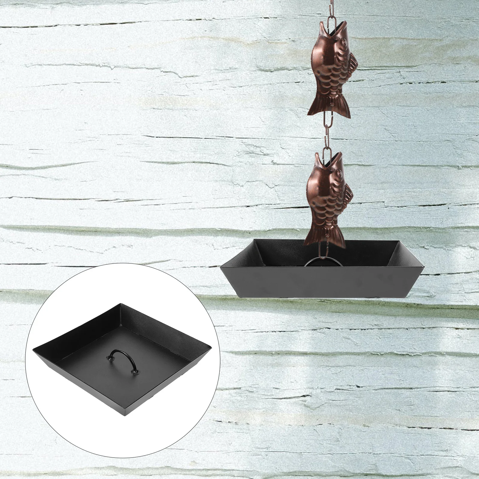 

Rain Chain Gutter Downspout Replacement Aluminium Alloy Decorative Outdoor Garden Water Drainage Link Chains For