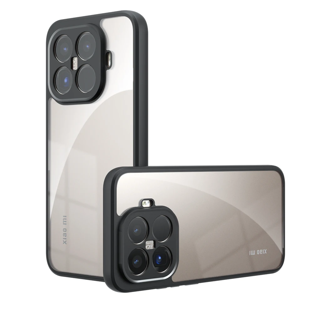 Xiaomi 15T用エアバッグ超保護ソフトクリアマットバックカバー、Xiaomi 15T Pro 5G用スマホケース