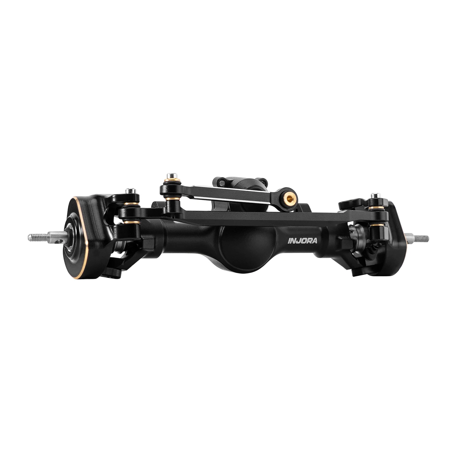 INJORA +4mm Planet Axles with Double Joint Shafts & Brass Steering Knuckles for 1/24 Axial SCX24