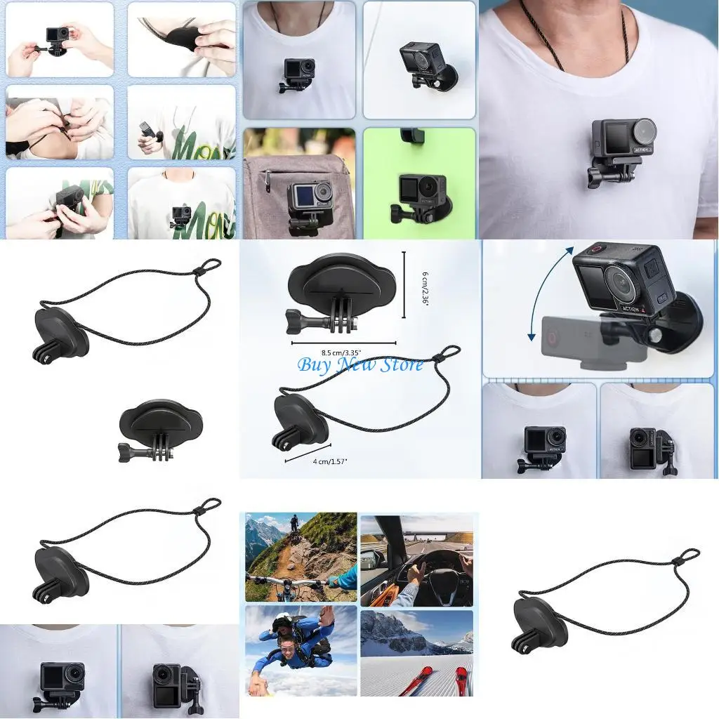 

20CE Neck Mount Action Camera Holder for Action4 Hands Frees Durable