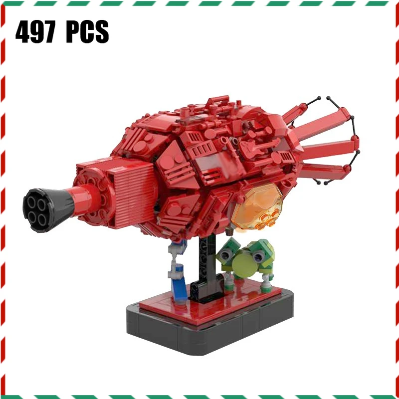 

MOC Reds Star Space Mining Корабль Starbug Строительные блоки Игрушки-сделай сам Сборочные кирпичи Научно-фантастическая модель космического корабля для детей и взрослых Подарок