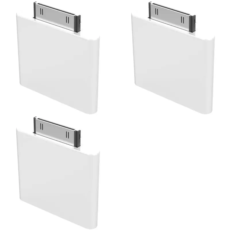 

【PUBLICITY】3X 30-контактный Bluetooth 4.1 аудиопередатчик для Ipod Mini, Ipod Classic, Ipod Nano Touch (белый)