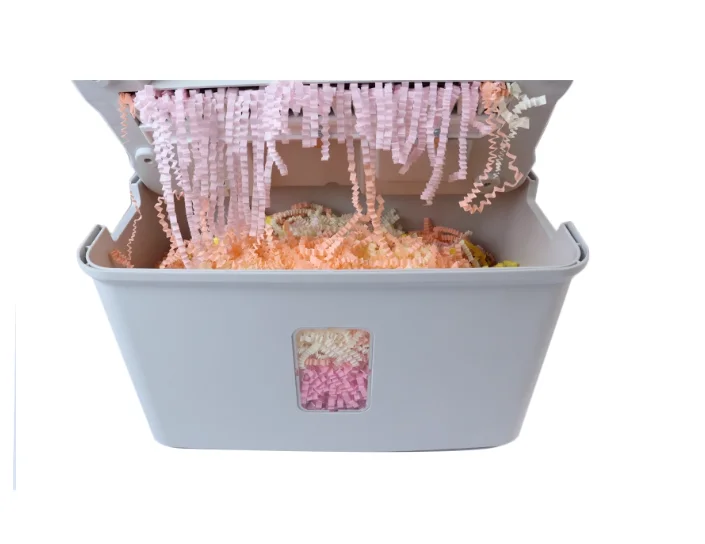 New design small size crinkle cut paper shredder machine