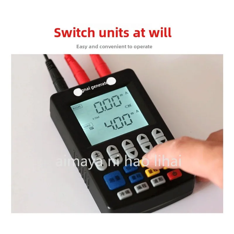 Multifunctional signal generator 4-20ma analog high-precision current source mA signal source process calibrator