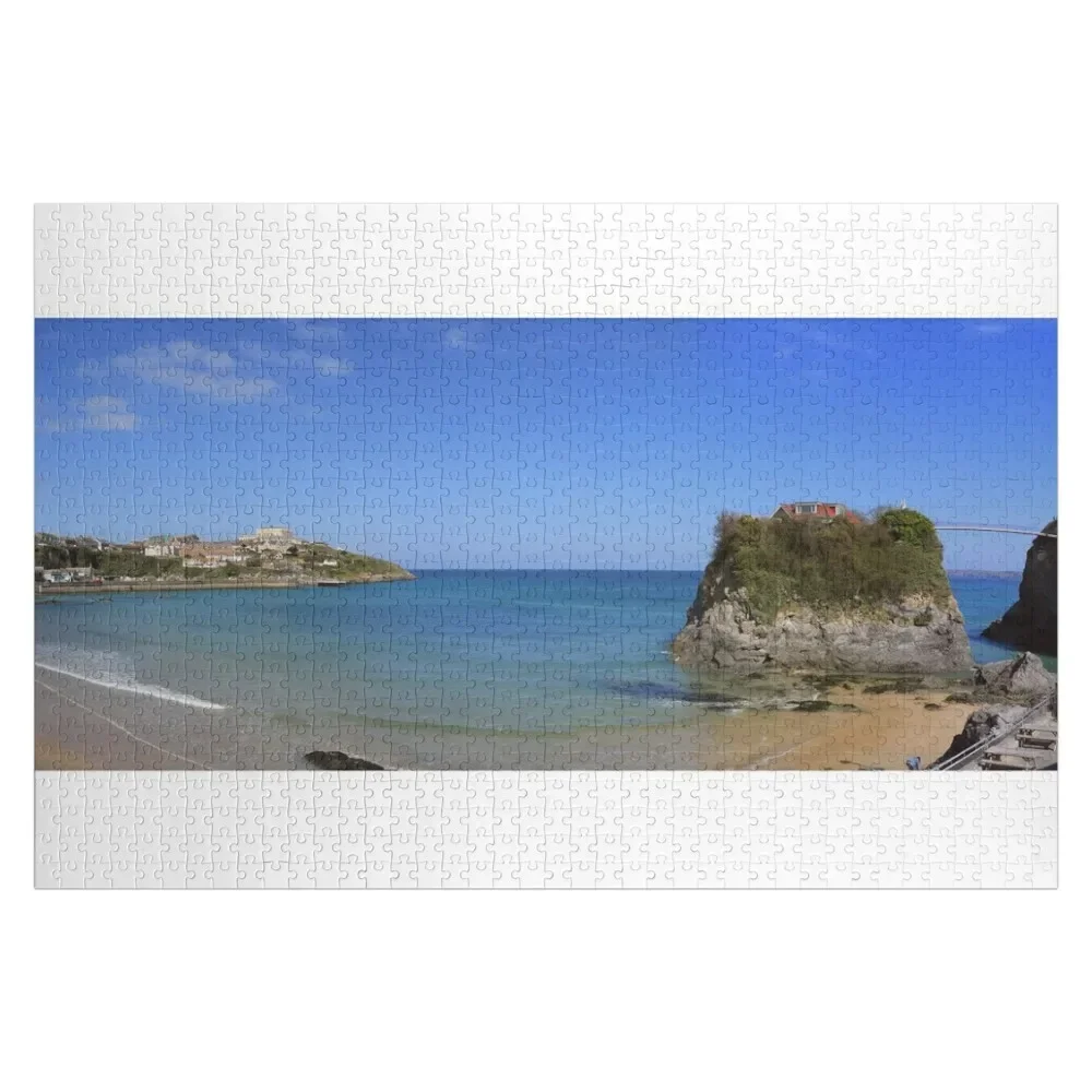 

Towan beach, Newquay in the sunshine Jigsaw Puzzle Personalized For Kids Baby Toy Puzzle