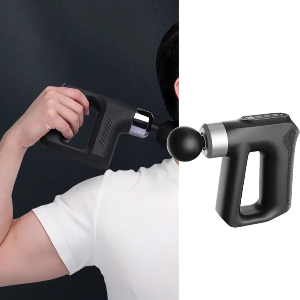 

High Frequency Electric Muscle Massager with 12 Replacement Heads Adjustable Gears Body Deep Tissue Massager LCD Screen Handheld