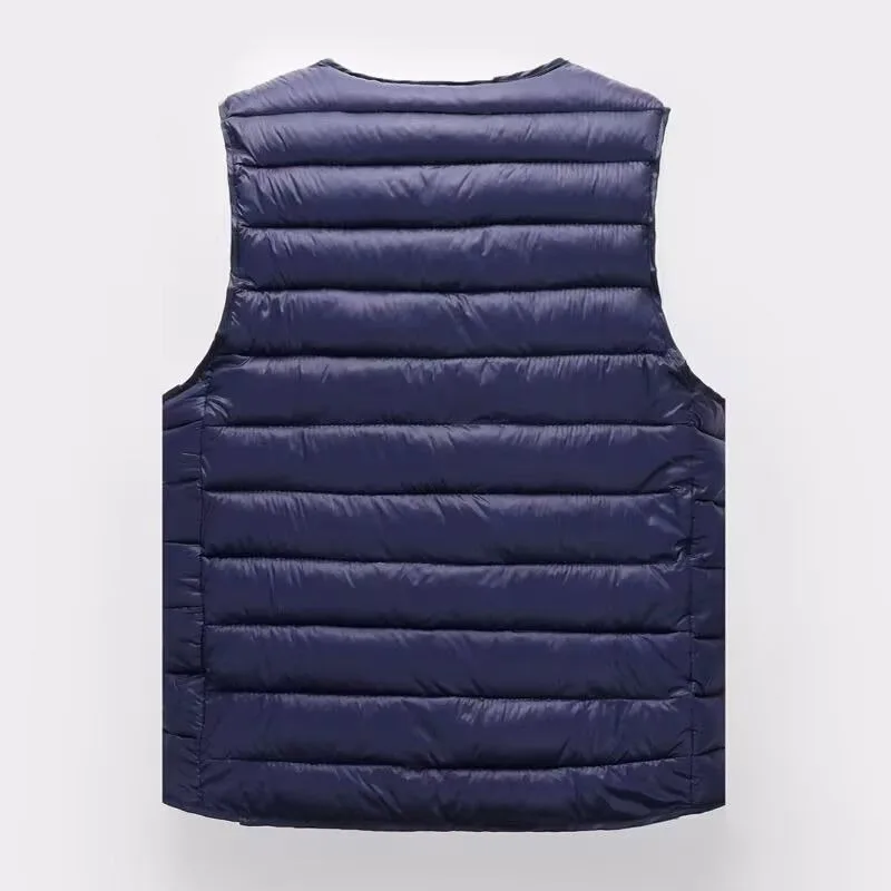 

Oversized Men's Thermal Cotton Vest 2025 New Style Slim Fit Warmth Inner Outer Wear Short Winter Jacket​