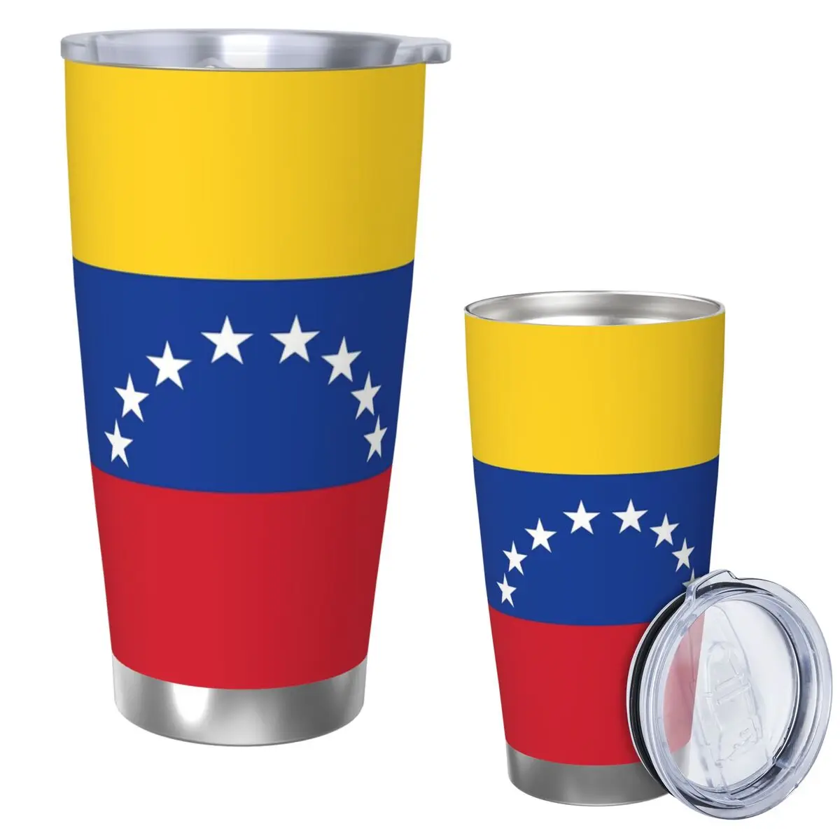 

Flag Of Venezuelan, Caribbean Sea In South America Stainless Steel Tumbler Vacuum Insulated Mug Thermal Cold Cups Straw 20oz