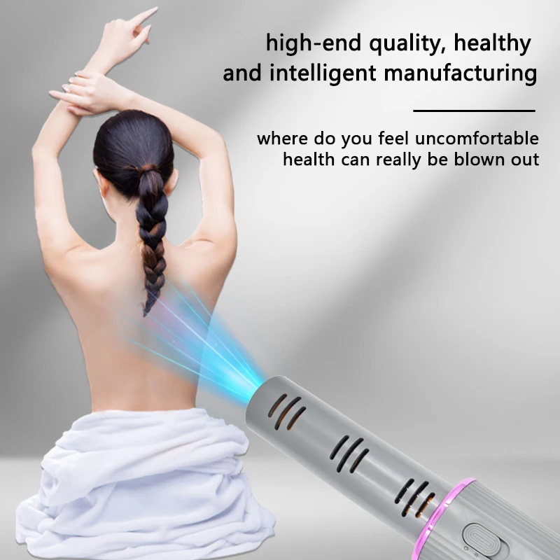 Terahertz Hair Dryer Wave Cell Photomagnetic Body Massager Health Pain Relief Therapy Machine