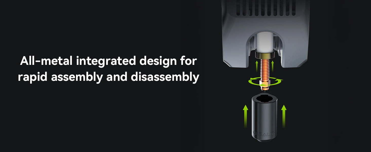Creality Original K2 Plus Düsenset 0.4/0.6/0.8mm, gehärteter Stahl, hoher Durchfluss, 3D-Druckerzubehör – Detail 3