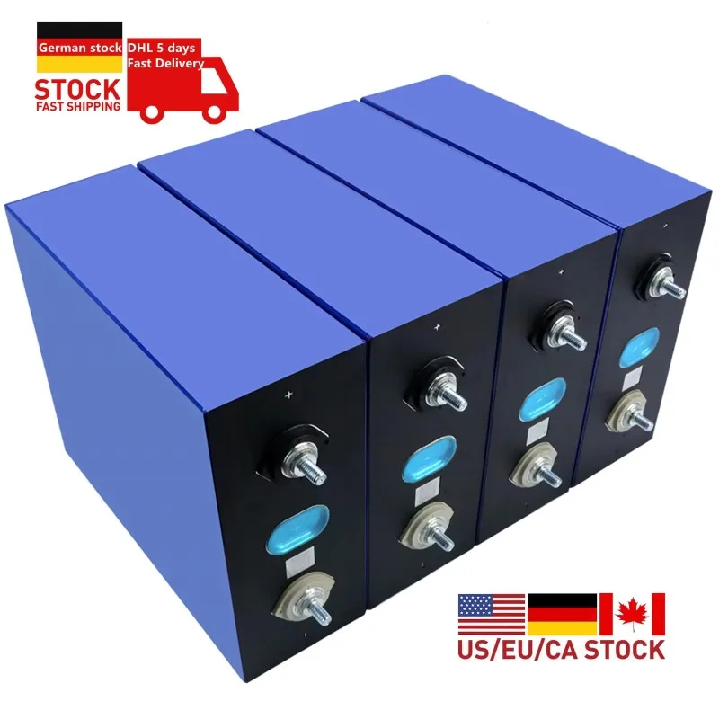 Batterie 280AH LiFePO4 3.2V, cellules prismatiques rechargeables 12V 24V 48V pour RV EV solaire EU DDP