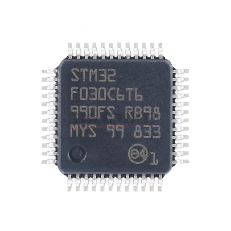 STM32F030C6T6 STM32F030C8T6 STM32F030CCT6 LQFP-48 STM32F 030C6T6 030C8T6 030CCT6 ARM Cortex-M0 32bit Microcontroller MCU IC Chip