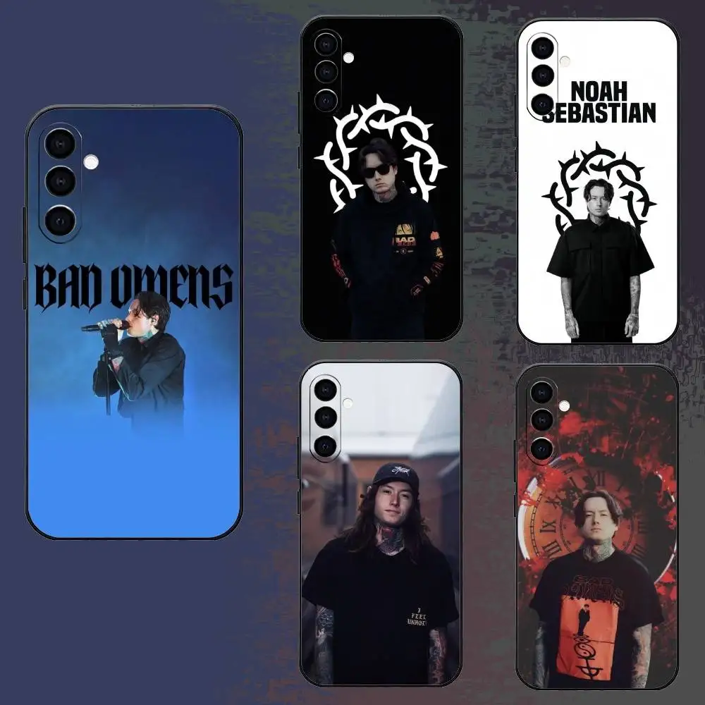 

B-Bad O-Omen-s N-Noah Phone Case For Samsung Galaxy A73,A72,A71,A70,A52,A51 Others Soft Black Cover