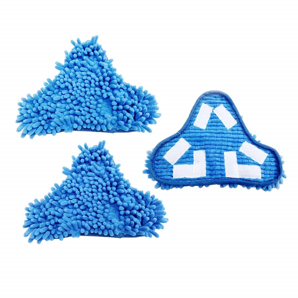 1/2pcs Mop Pads Steam Mop Replacement Microfiber Cleaning Mop Pads For H2O X5 Steam Cleaning Rag Chenille Reusable Cloth