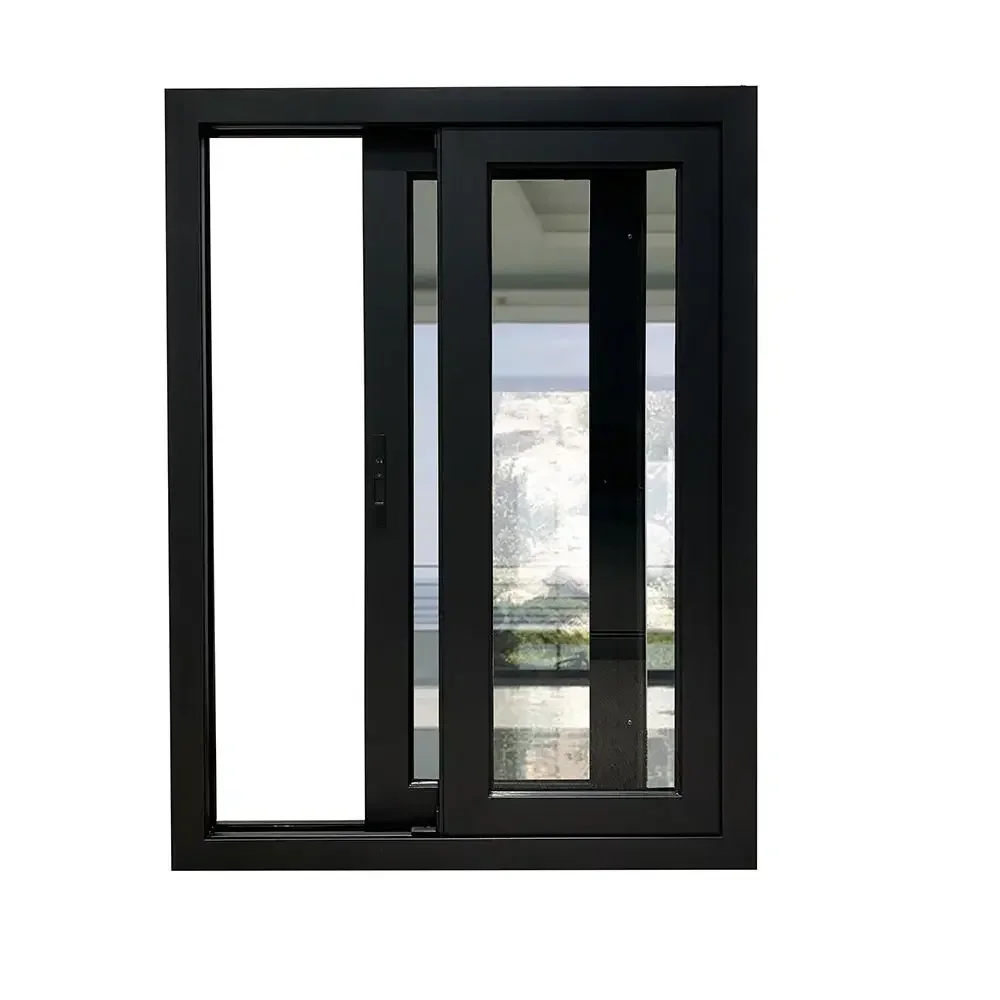 European Standard High Quality Aluminum Double Glazed Sliding Windows Doors Modern Windproof Rolling Stainless Steel Direct