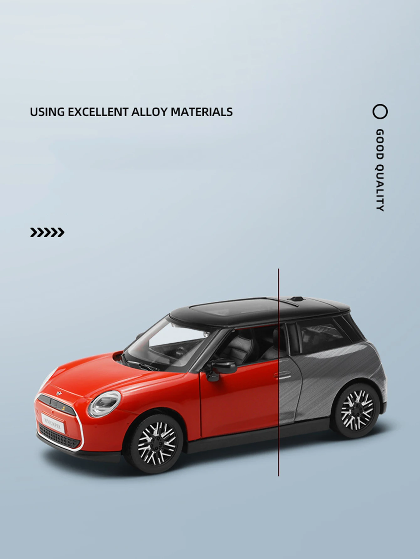 1:28 Simulation Zinklegierung BMW MINI Cooper, statisches Modell, Sammlerstück-Geschenkauto aus Metall