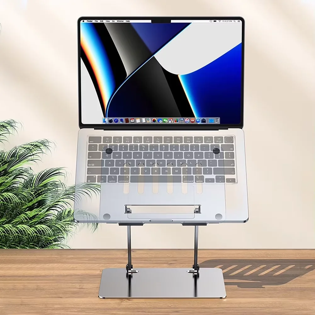 Jomaa Adjustable Laptop Stand Portable Aluminum Riser Ergonomic Foldable Desk Stand for Computer Notebook